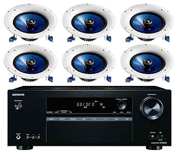 ONKYO オーディオラック CB-200M ガラストップ 4段 オンキヨー、32型薄型テレビ用スピーカー内蔵AVラック